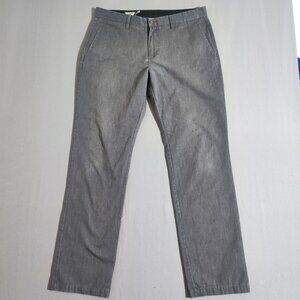 Volcom pants men's size 34 grey colour Frickin Modern Chino Pants style#A1131008